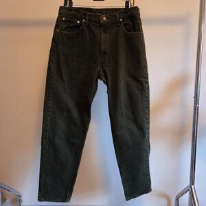 Vintage Levi's Men's 36 x 30 Green Jeans Style 550  Relaxed Fit